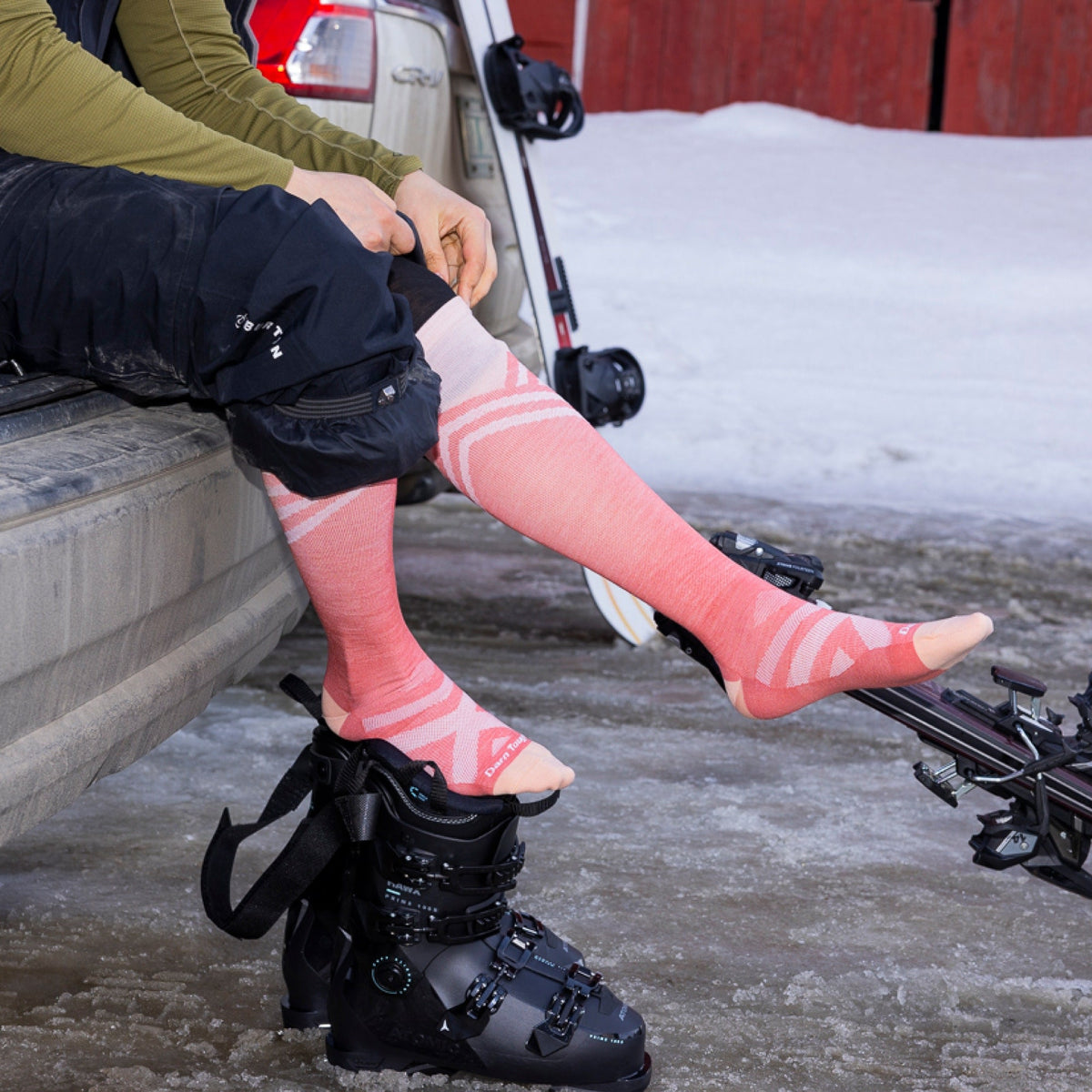 Women's Peaks RFL Over-the-Calf Ultra-Lightweight Ski & Snowboard Socks