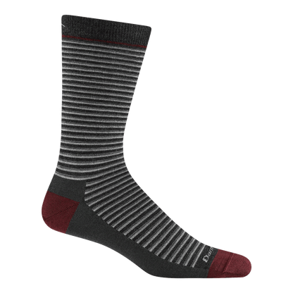 Men's Microstripe Crew Lightweight Lifestyle Socks
