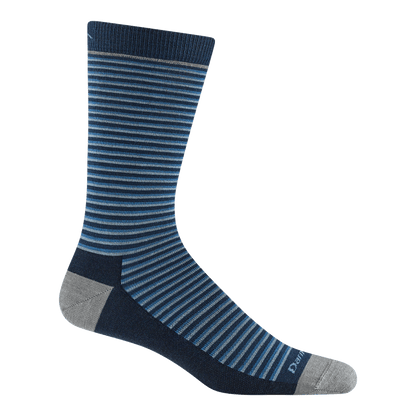 Men's Microstripe Crew Lightweight Lifestyle Socks