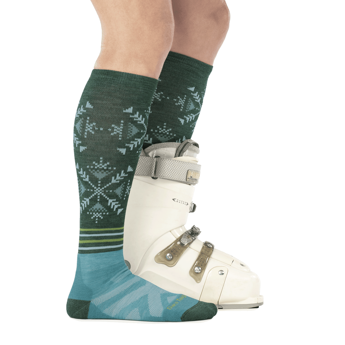 Women's Snowfall Over-the-Calf Midweight Ski & Snowboard Socks